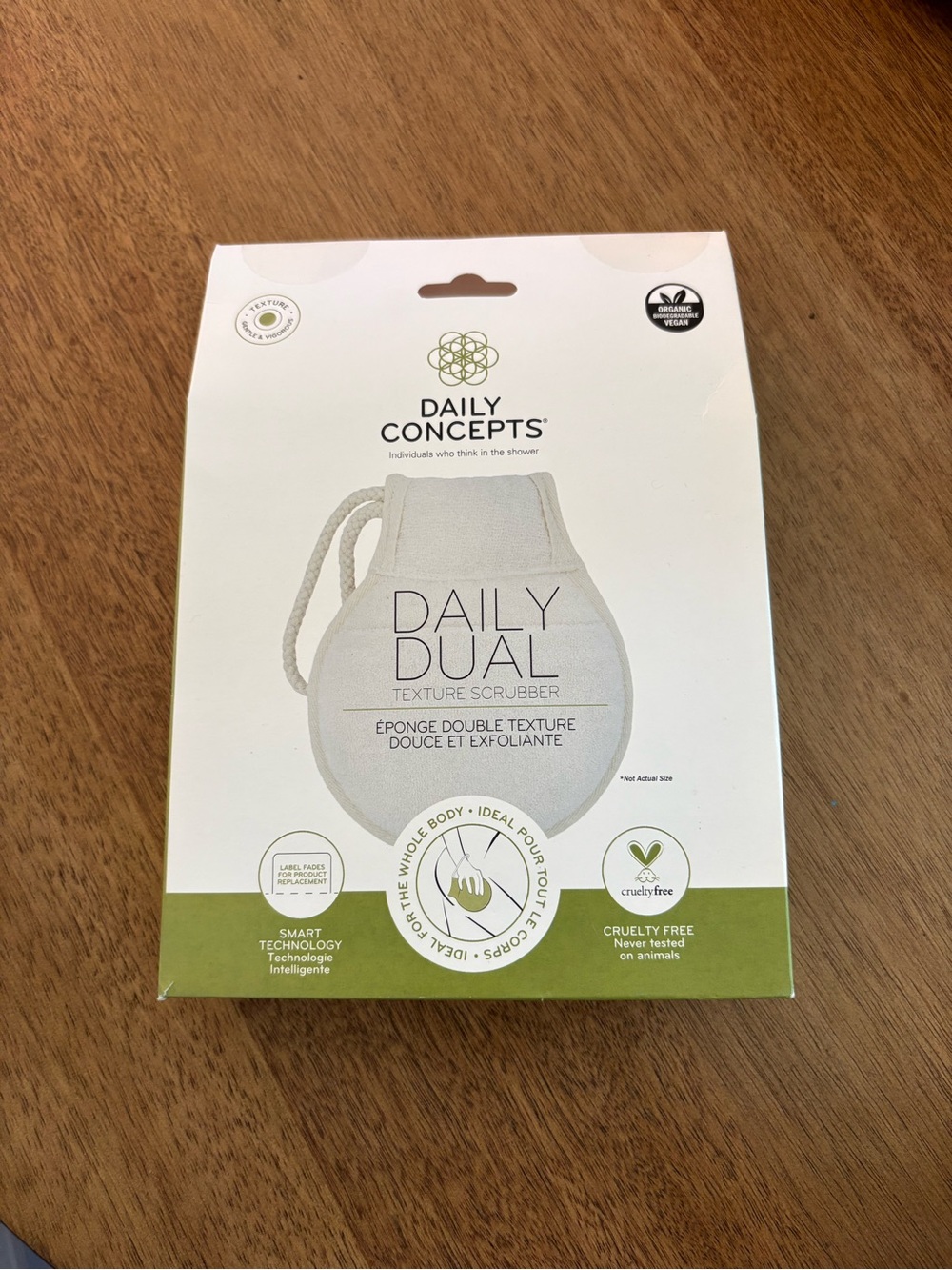 Daily Concepts Daily Dual Texture Scrubber - New
